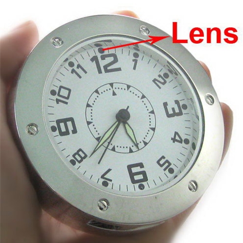 Clock Shaped Mini Spy Camera with Motion Detection and PC Camera Function - Click Image to Close